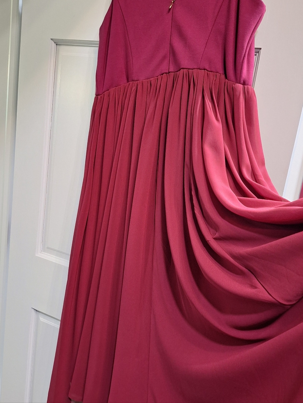 Torrid Red V-Neck Sleeveless Midi Dress - Picture 2 of 5